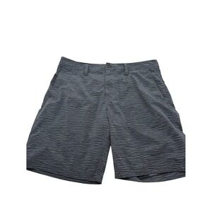 Volcom Heathered Grey Surf & Turf Hybrid 4-Way Stretch Shorts Size 34